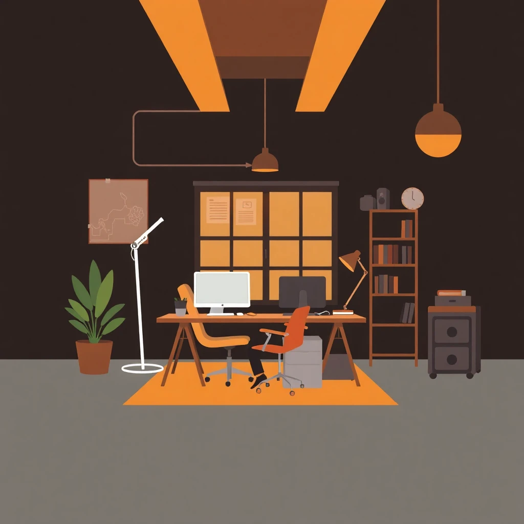 Remote work setup