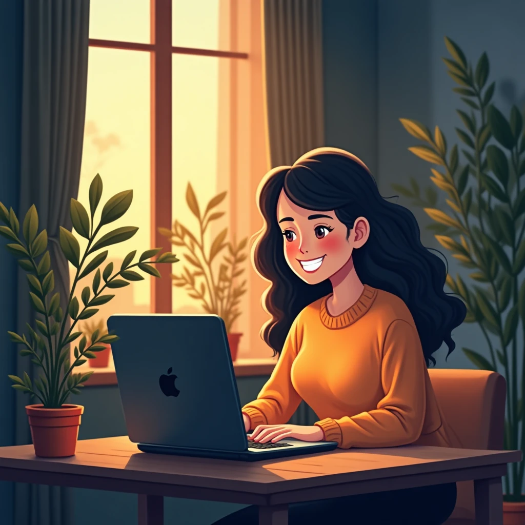 Remote customer service job setting