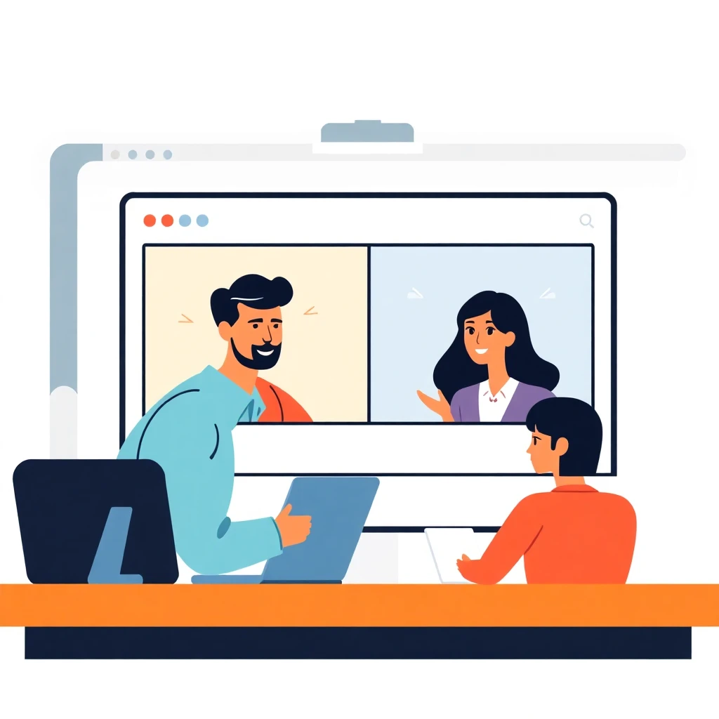 Remote teamwork in action