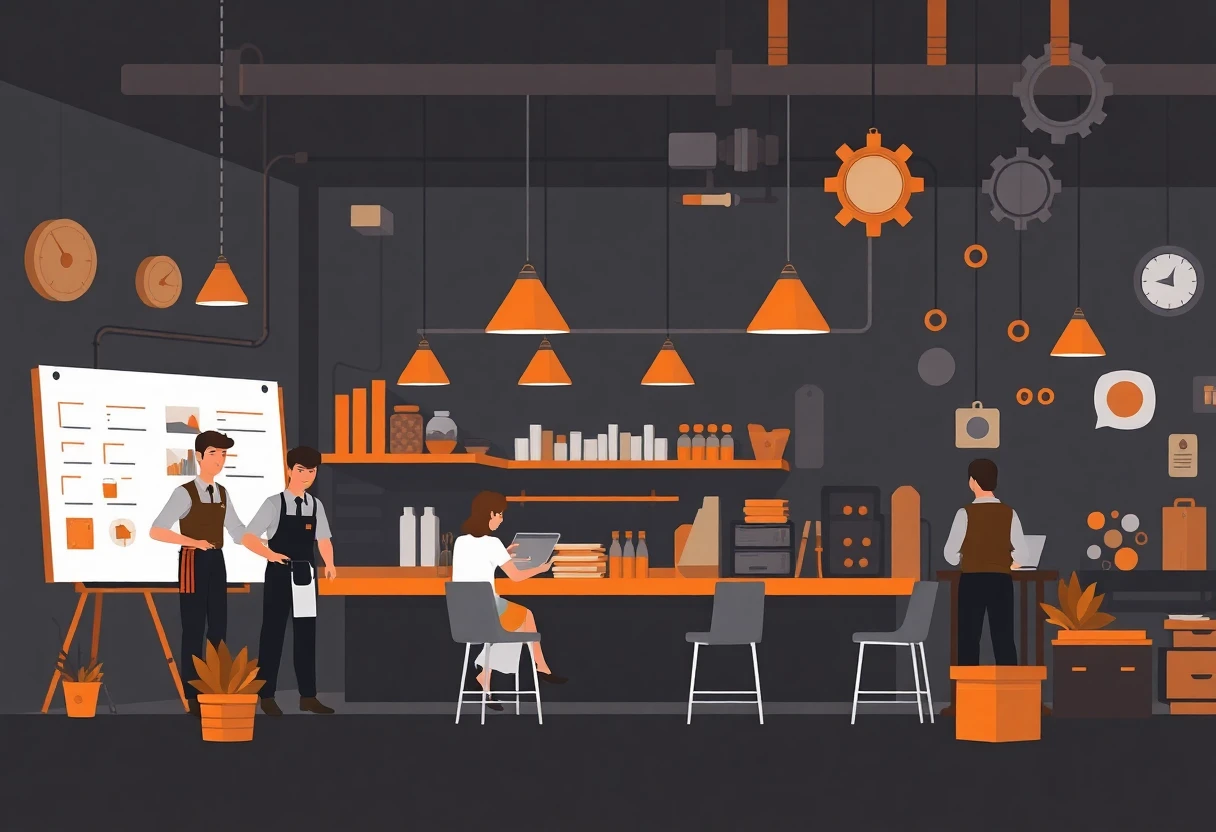 Ambiance de restaurant