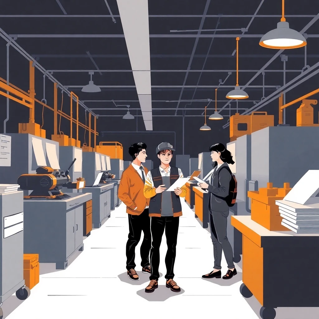 Trabajo en equipo en manufactura