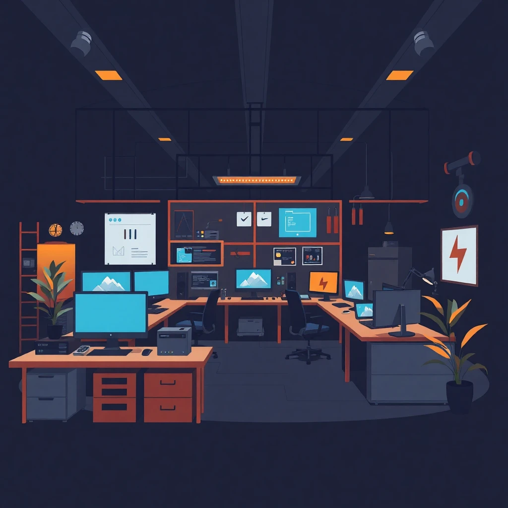 Modern tech office