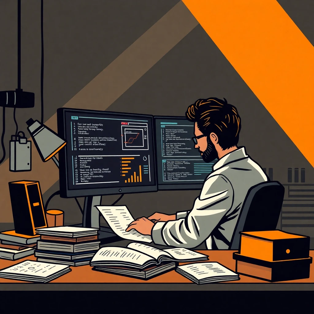 Data scientist at work