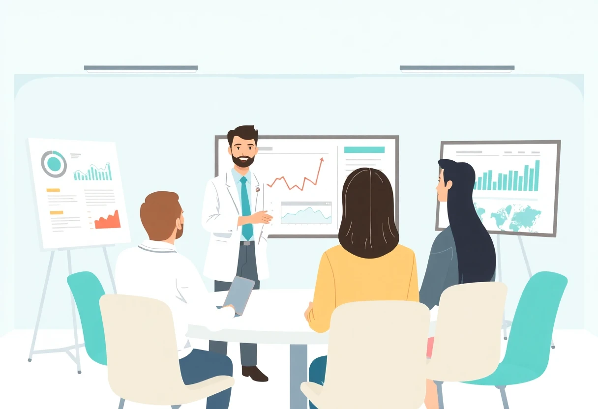 Data presentation in a corporate setting