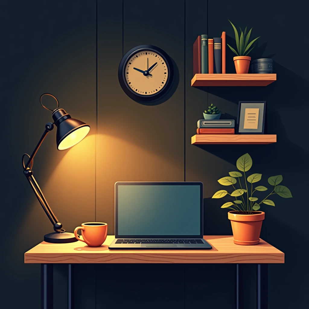 Remote work setup