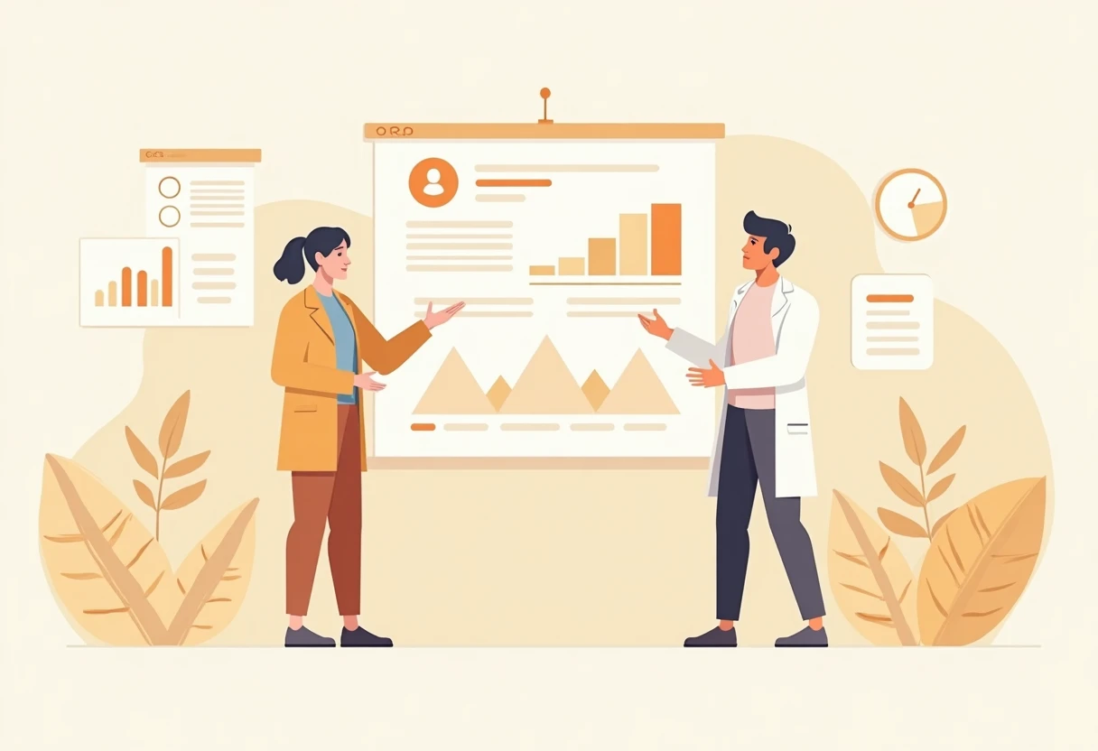Data scientists collaborating