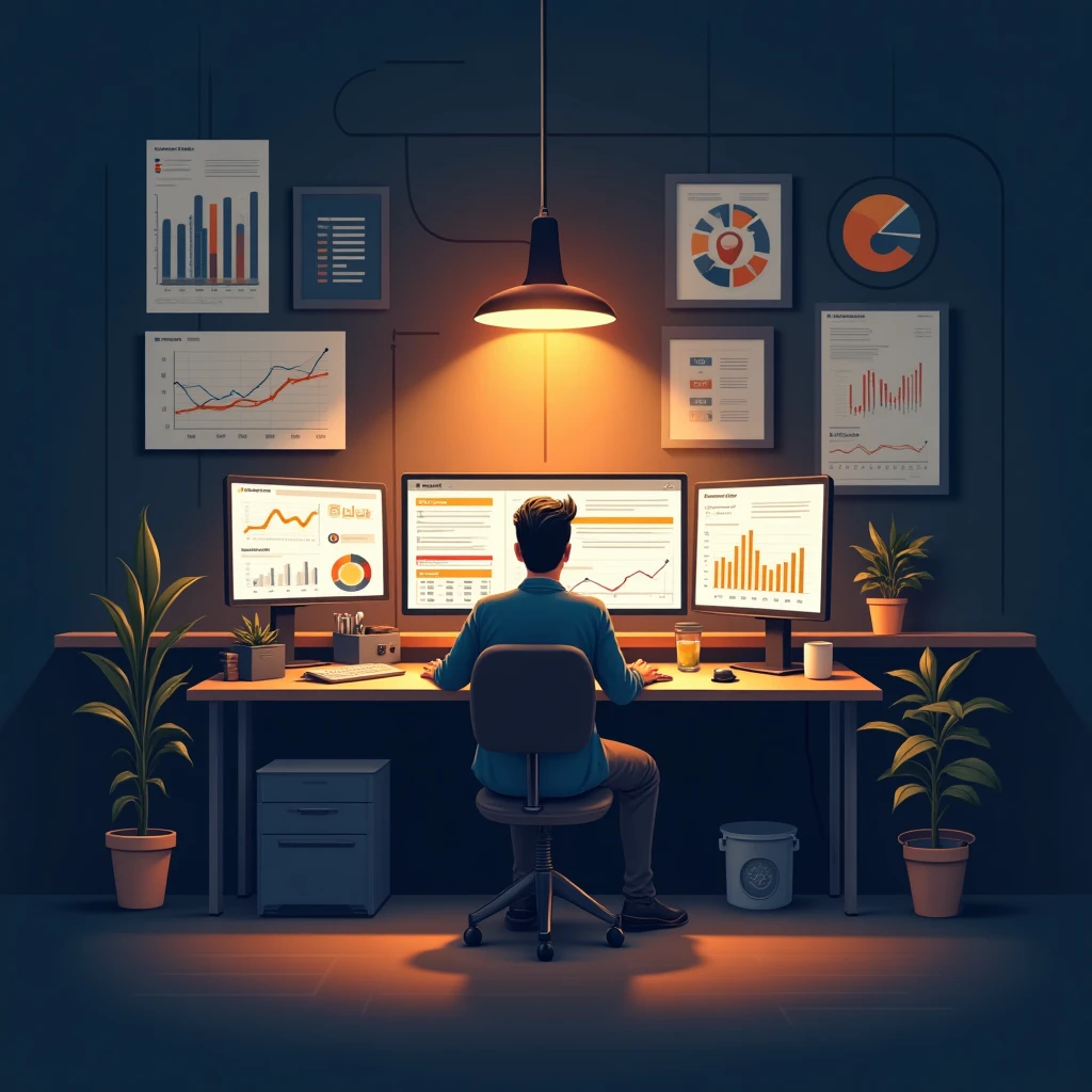 High-tech workspace
