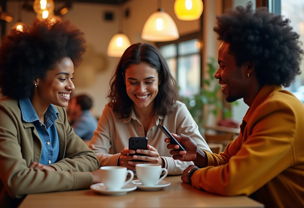 Einladendes Café für Treffen