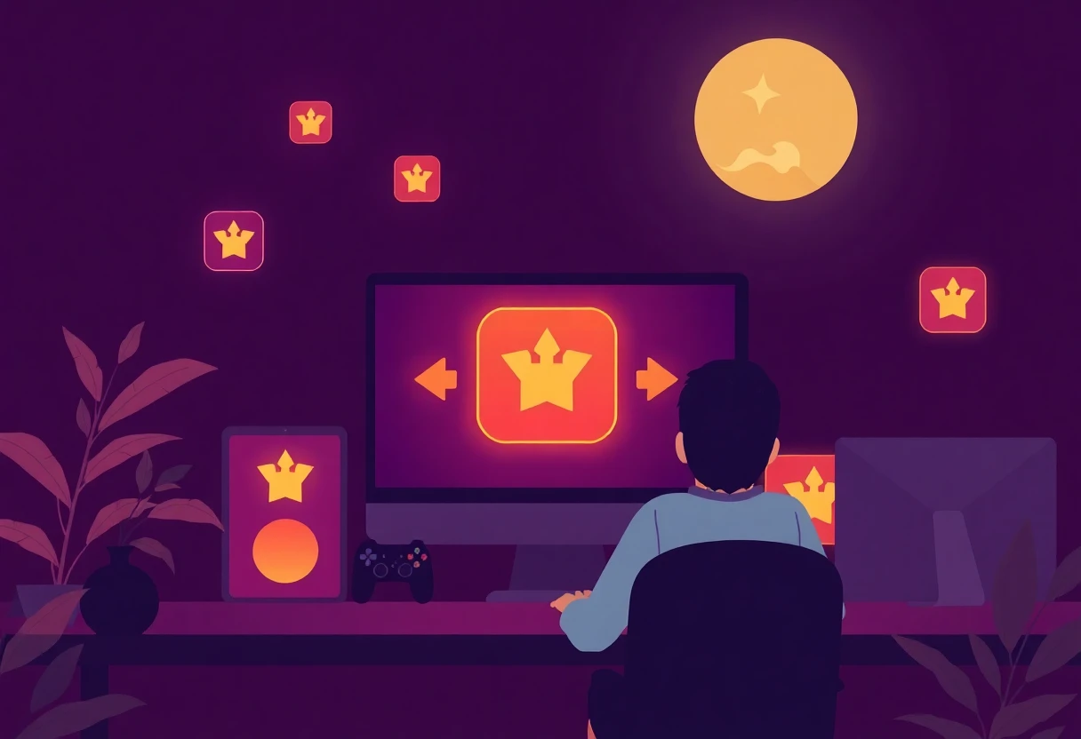 Luksuriøs app illustration
