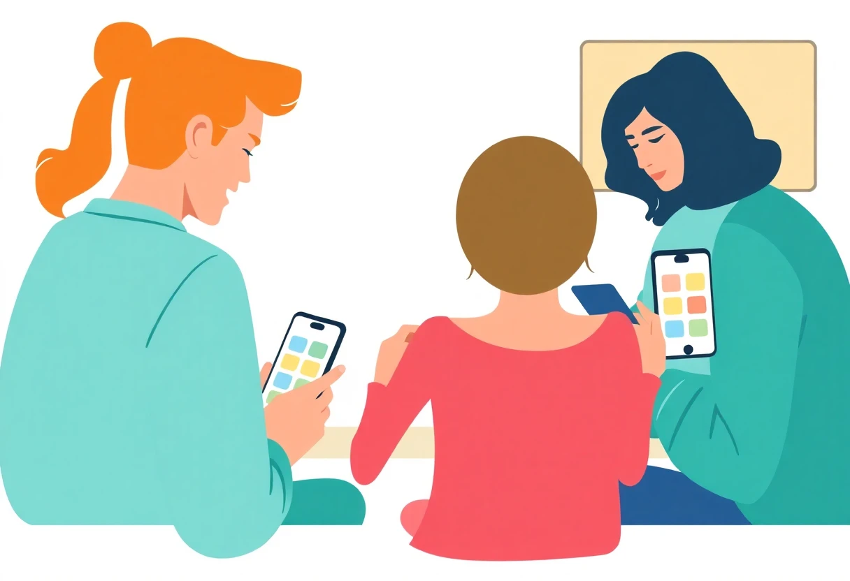 Familie beoordeelt gezondheidsapps