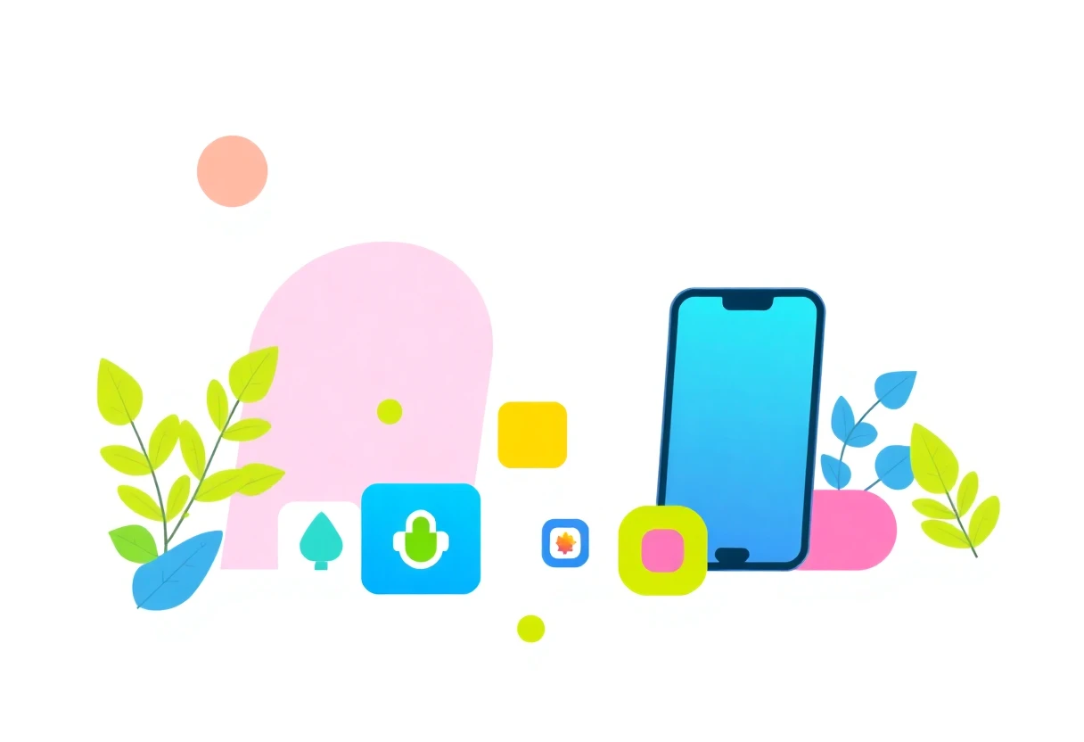 Abstracte app compositie