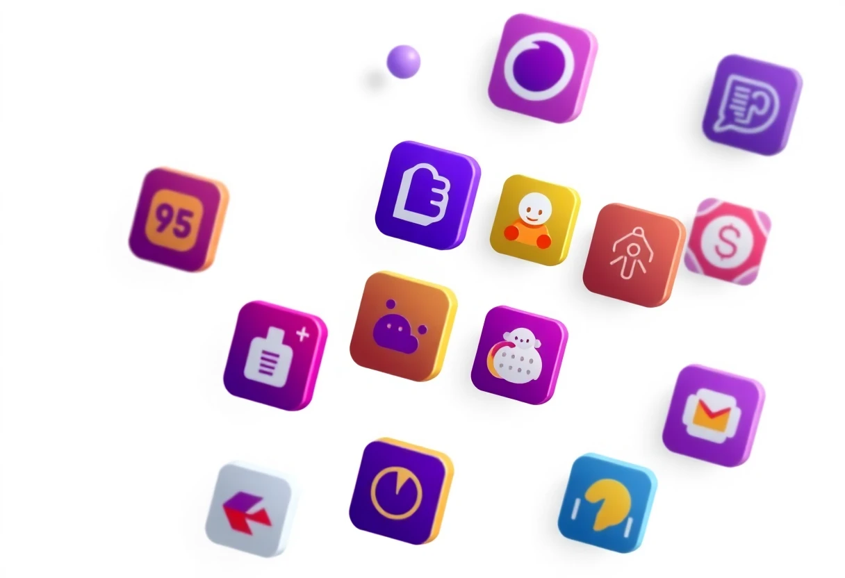Abstract representation of budgeting apps
