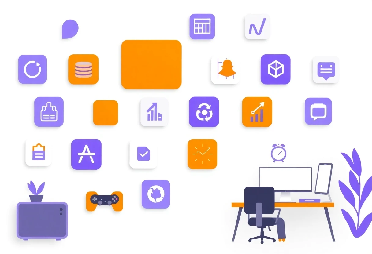 Abstract representation of budgeting apps