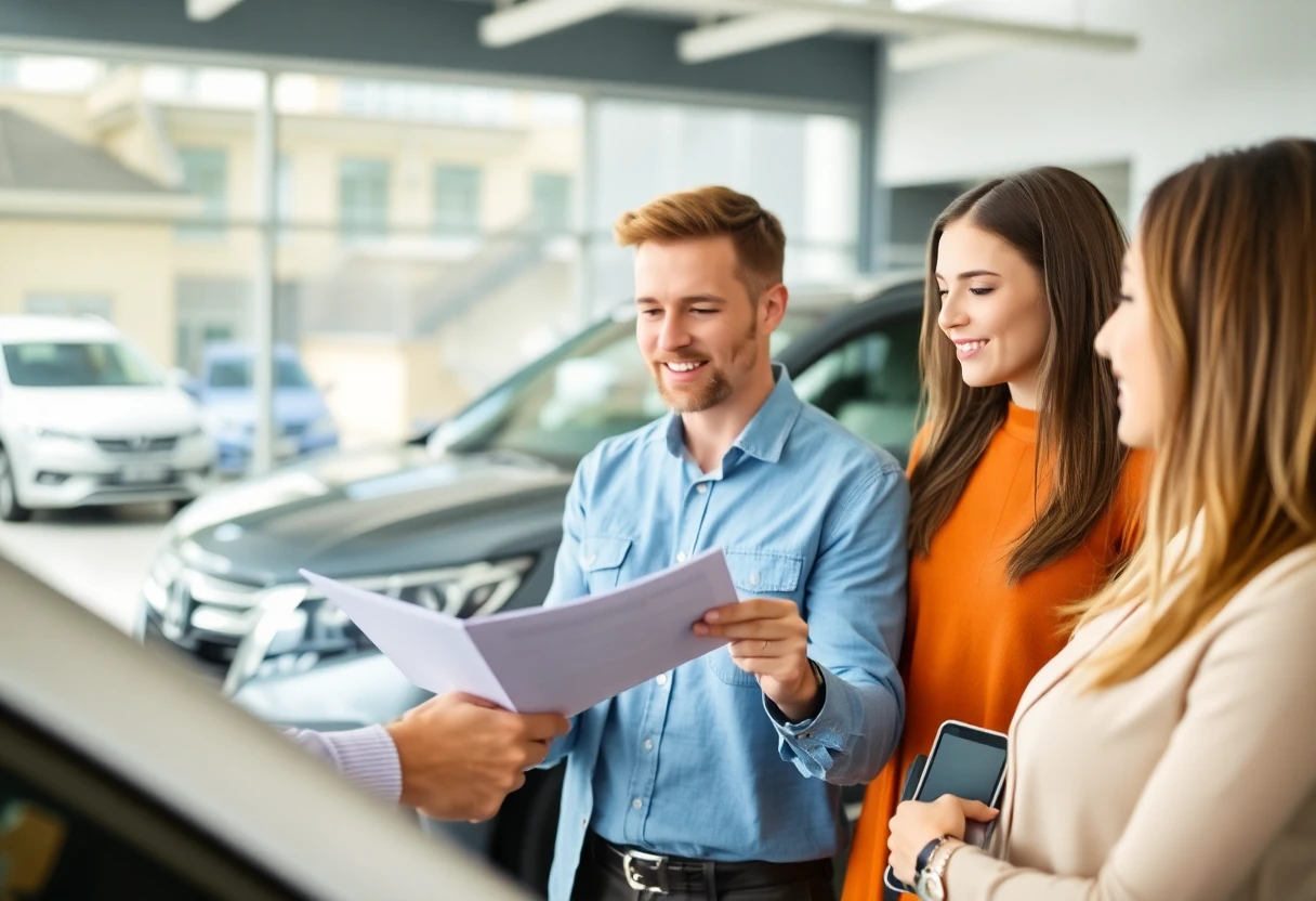 Reviewing car finance documents