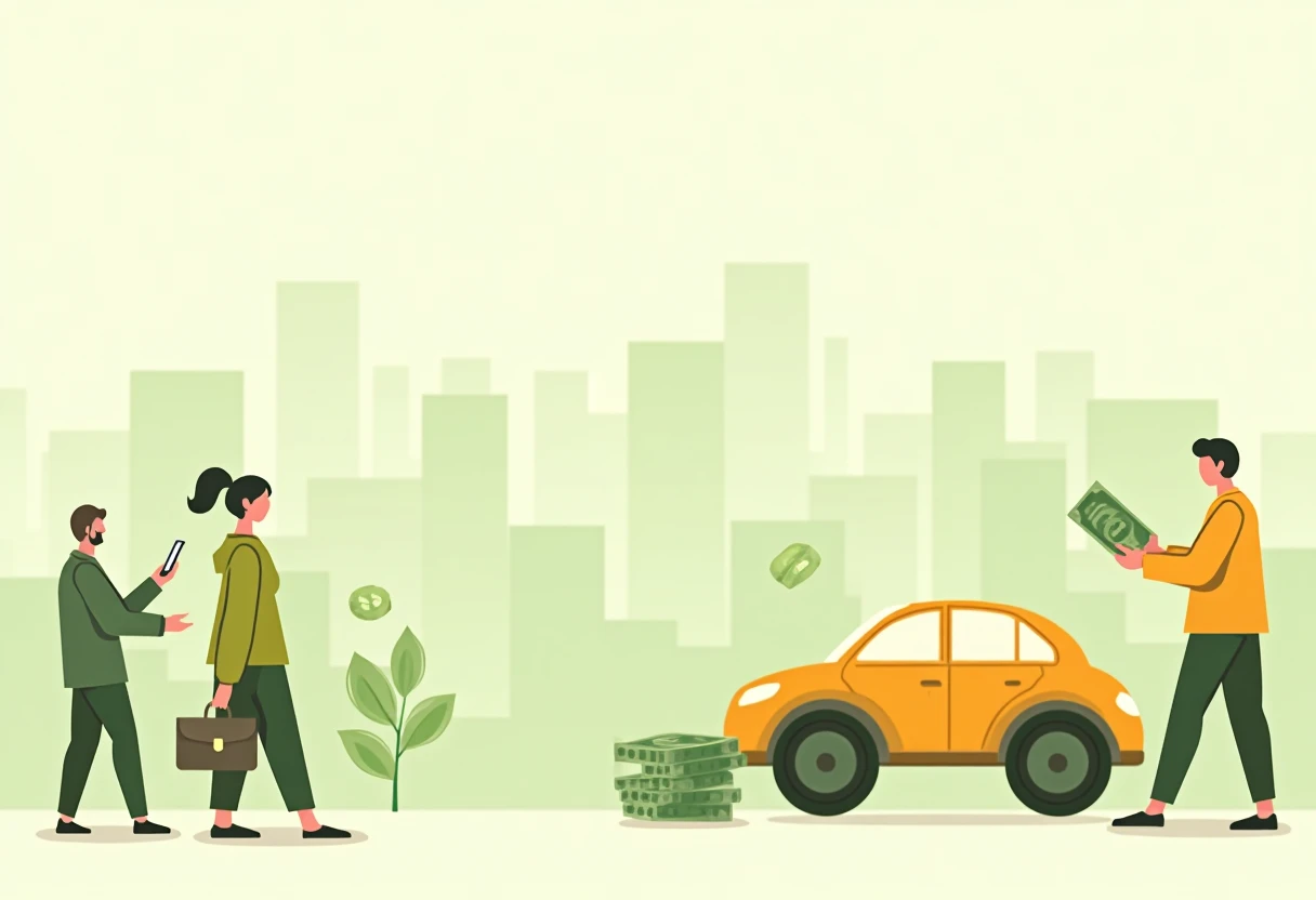 Car loan myths illustration