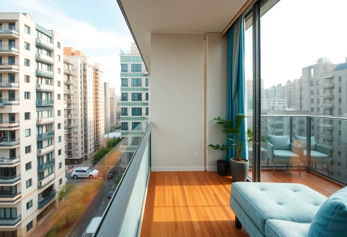 Elegant urban apartment interior