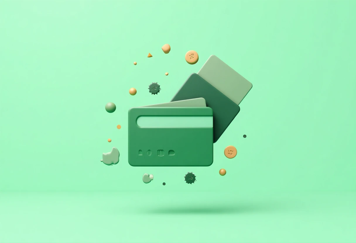 Credit card rewards concept