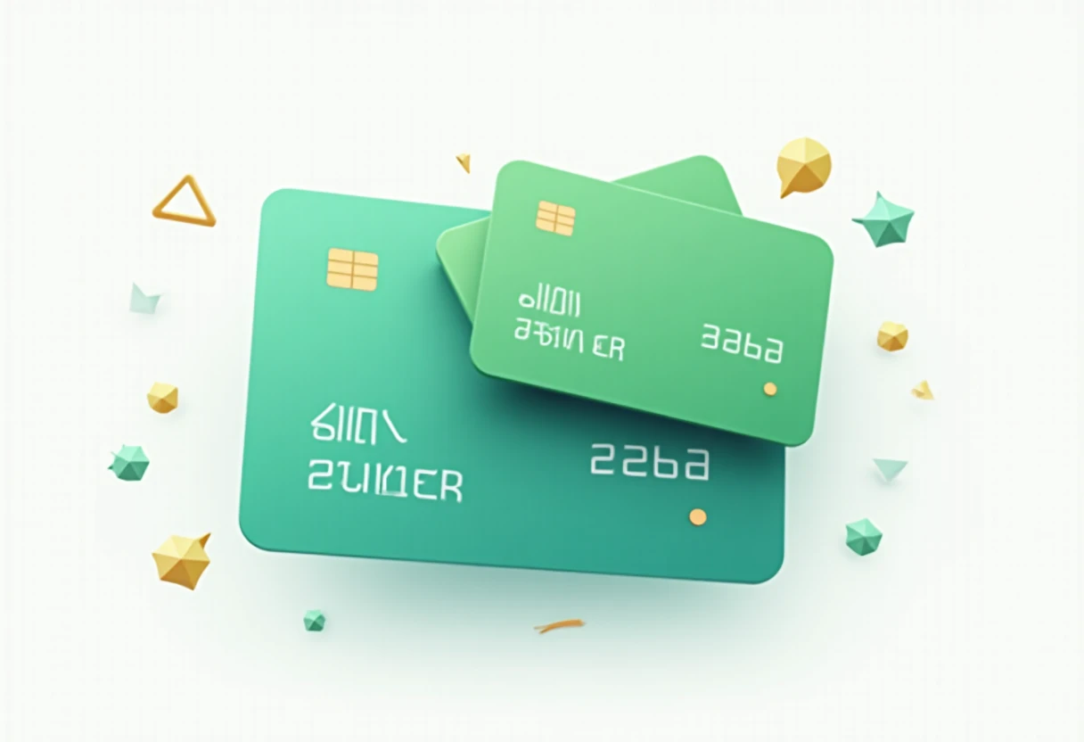 Travel rewards credit card concept