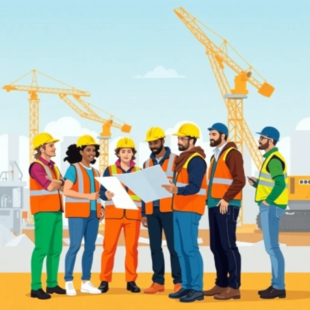 Construction team collaboration