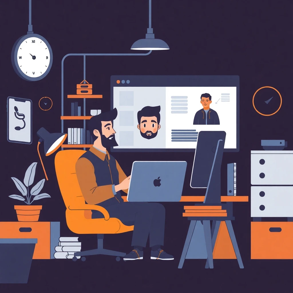 Remote professional setting