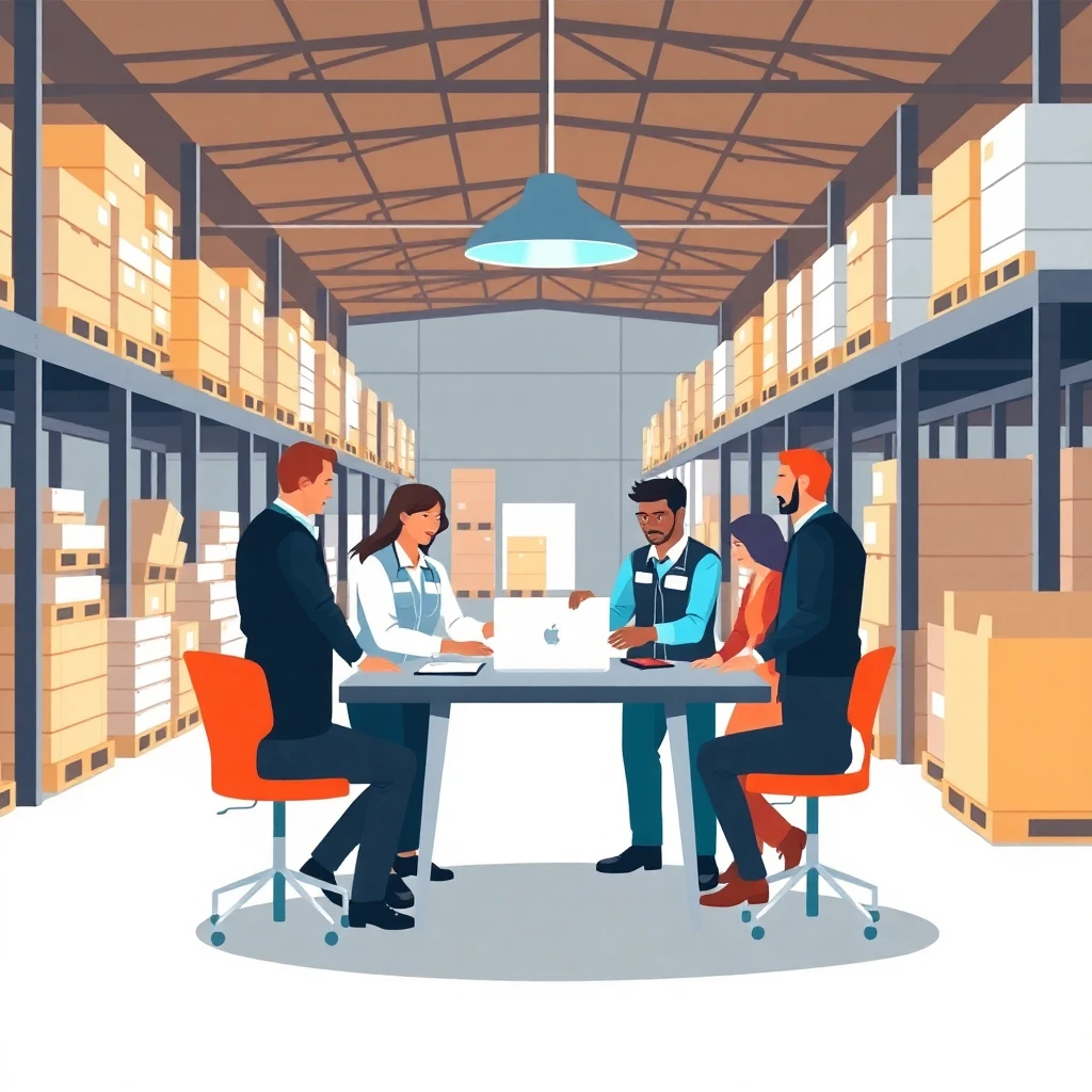 Logistics team meeting