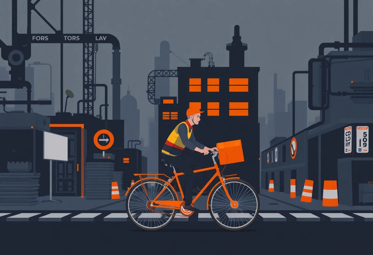 Urban delivery courier