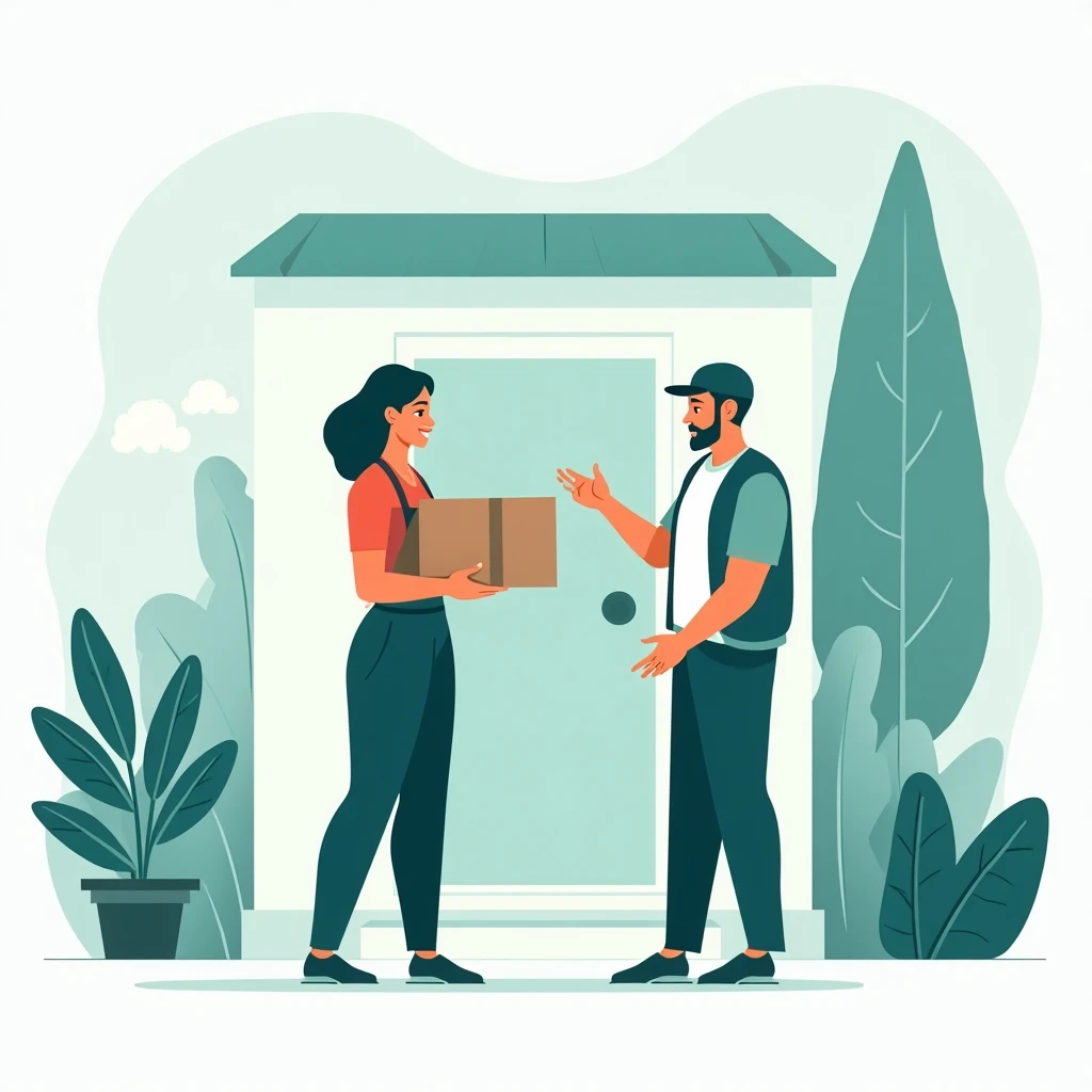 Friendly delivery interaction