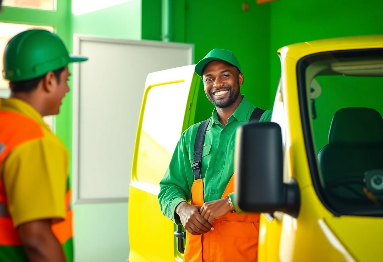 Flexible delivery job scene
