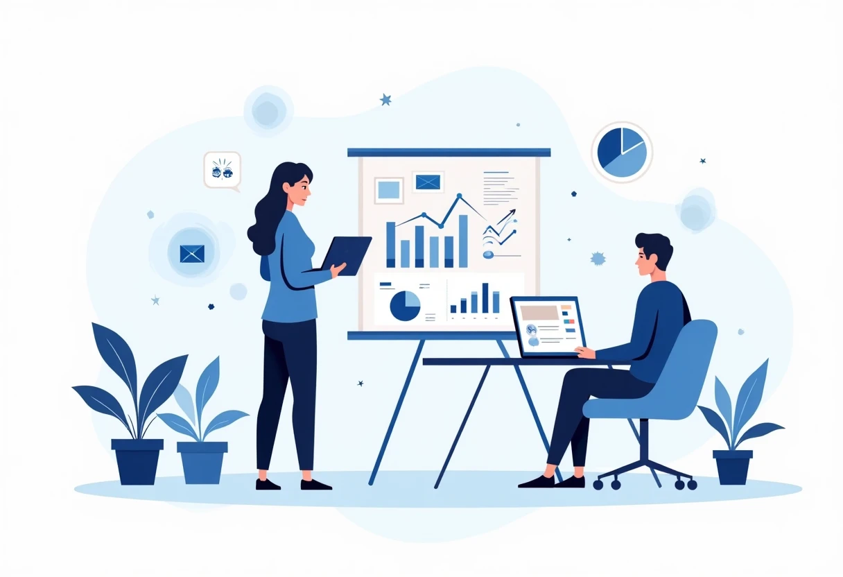 Finance professional working remotely