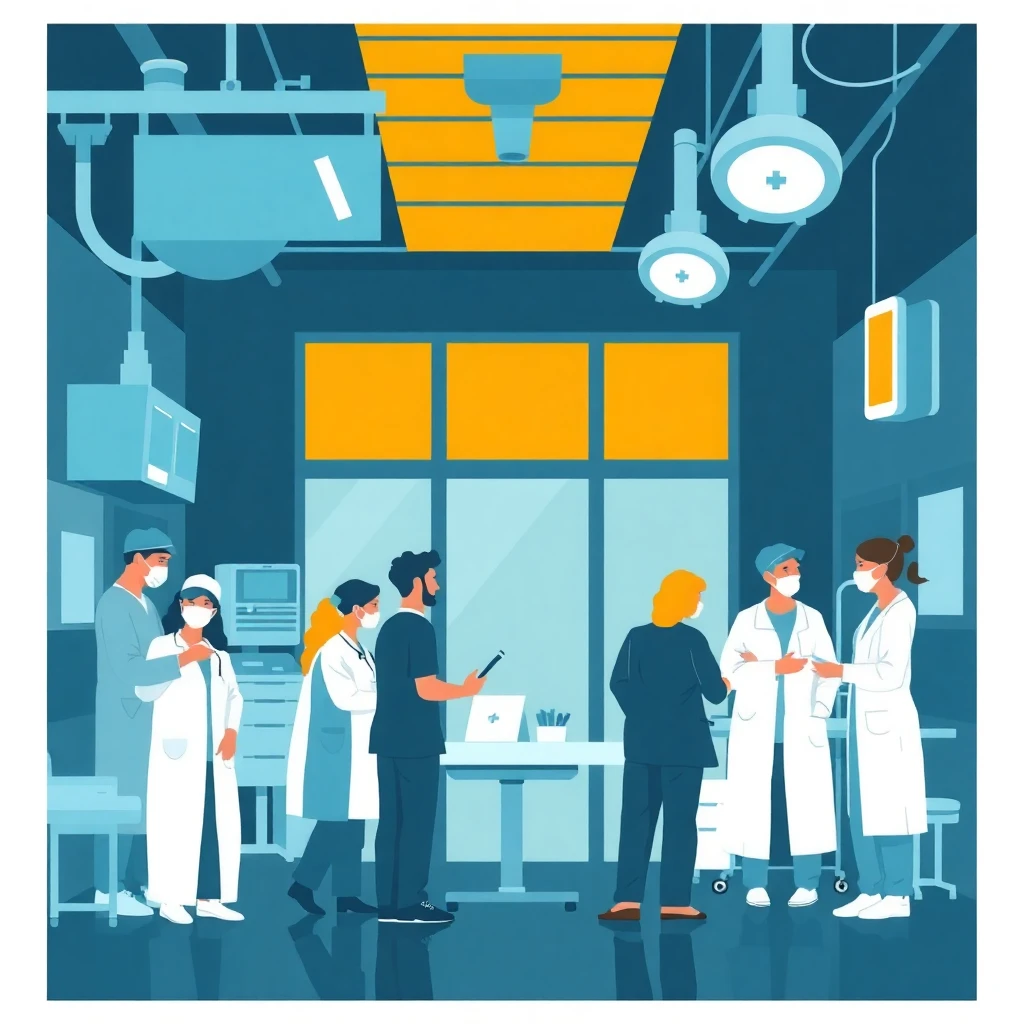 Healthcare professionals in action
