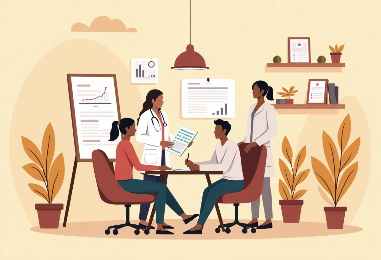 Healthcare team meeting