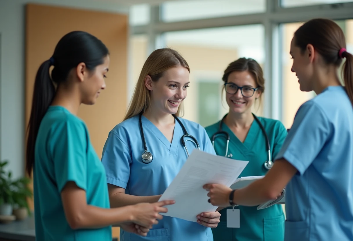 Healthcare team meeting