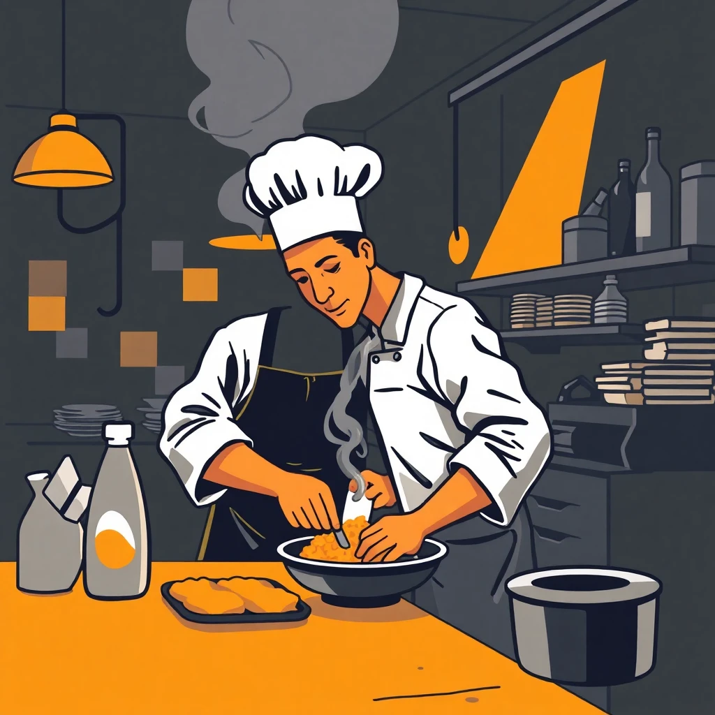 Chef at work