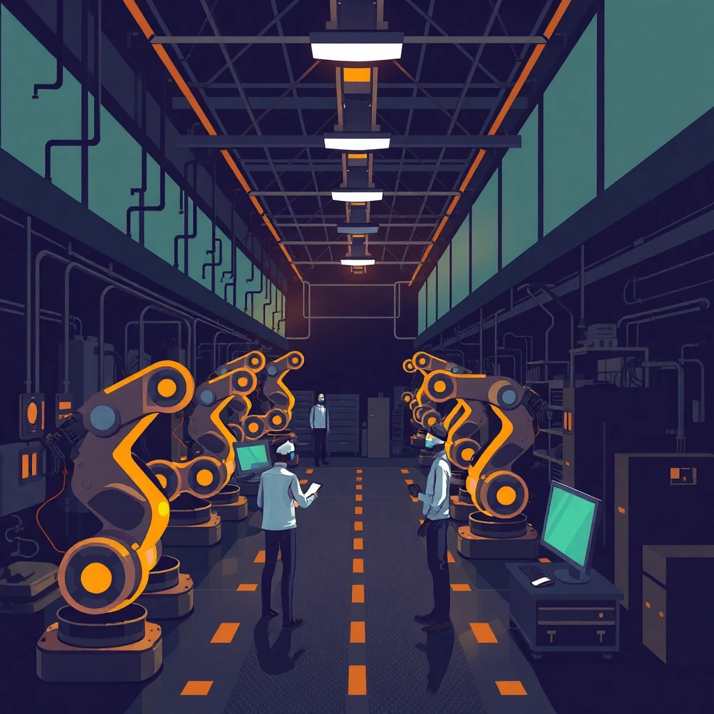 Automation in modern factories