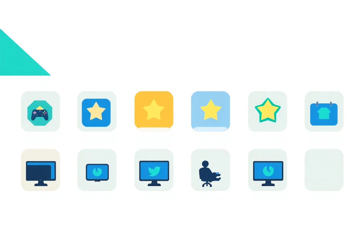 Engaging casual game icons