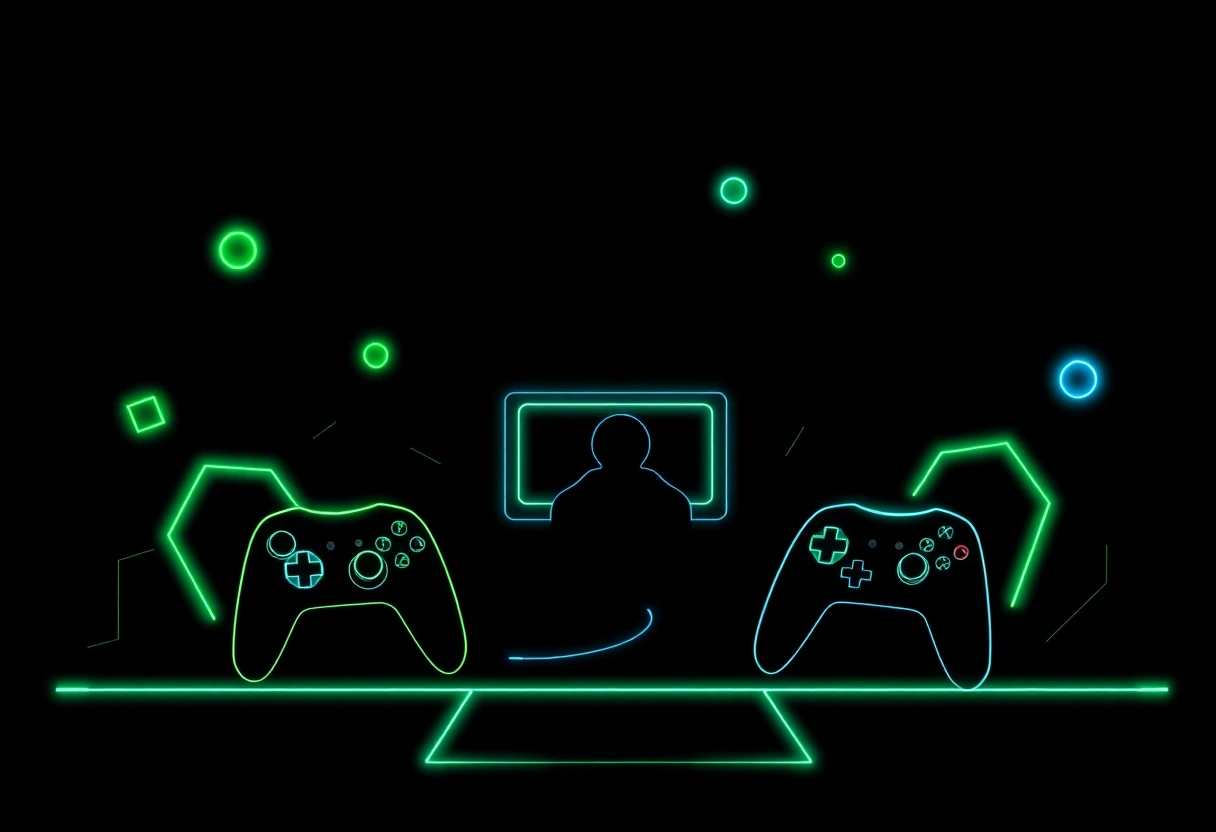 Abstract gaming grid