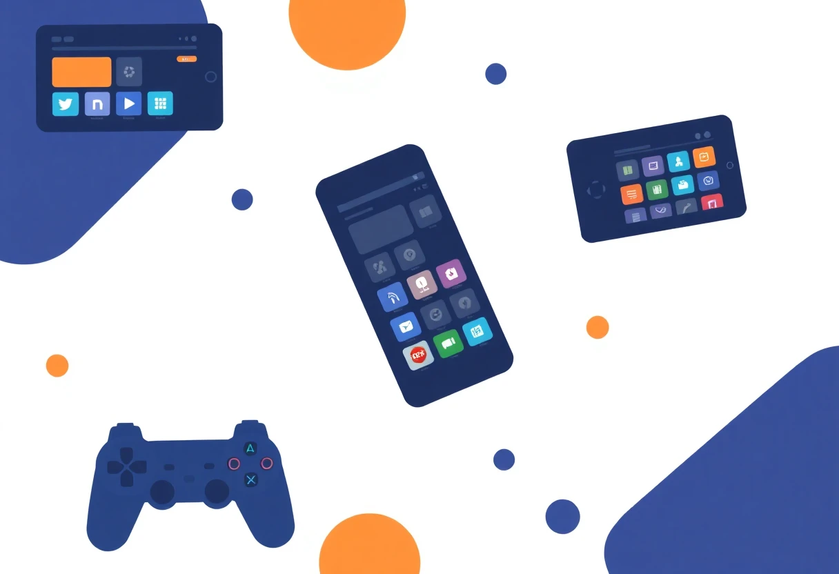 Curated app directory illustration