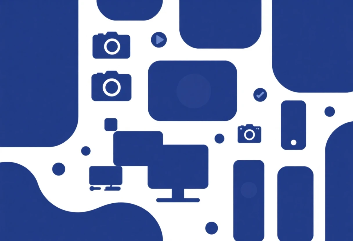 Camera and photo editing app icons