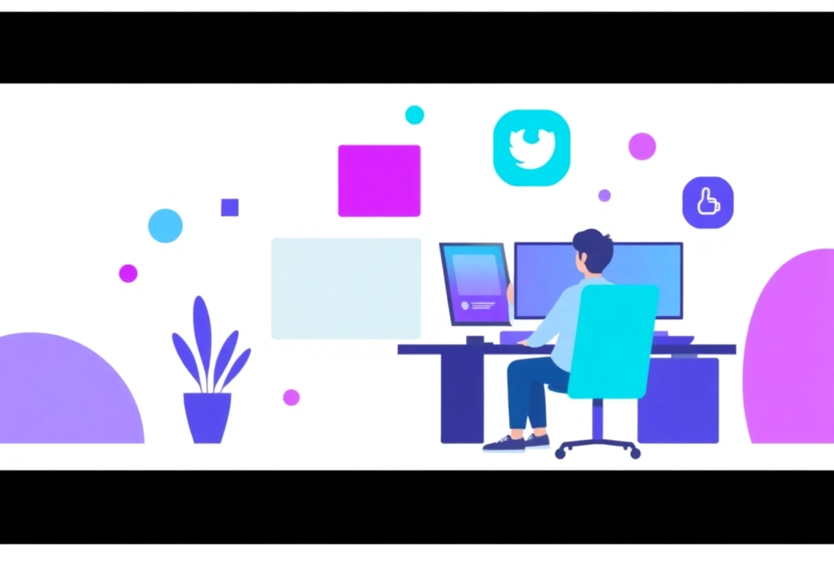 Abstract representation of fitness app features