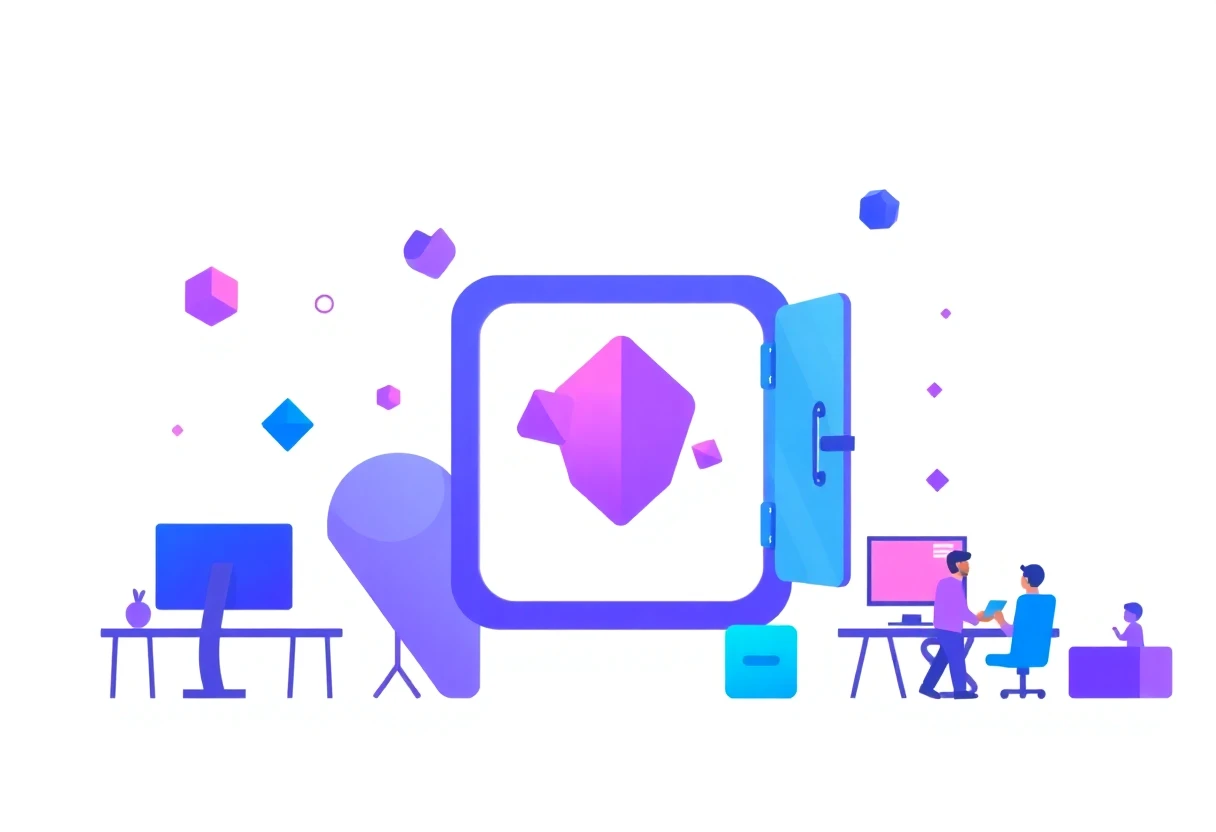 Digital data recovery illustration
