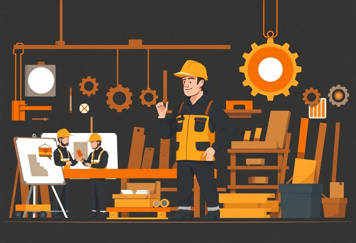 Supervising and working