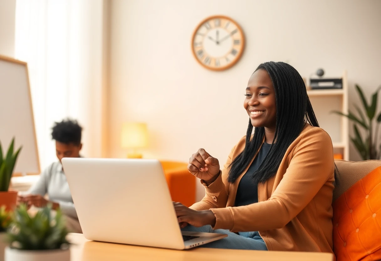 Remote customer service work