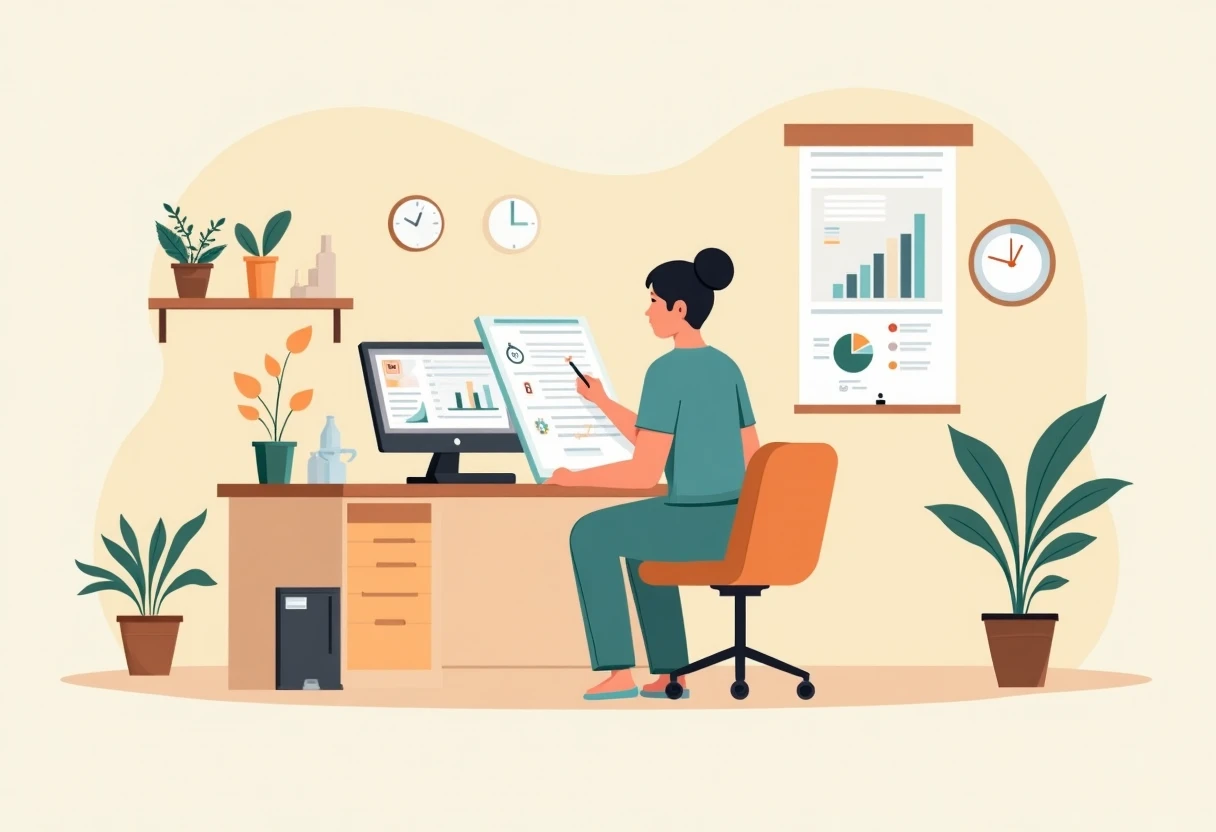 Healthcare professional at work