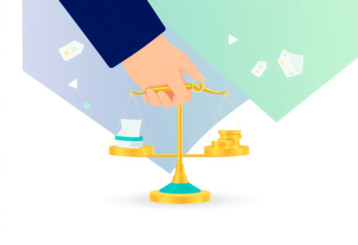 Visual representation of loan options