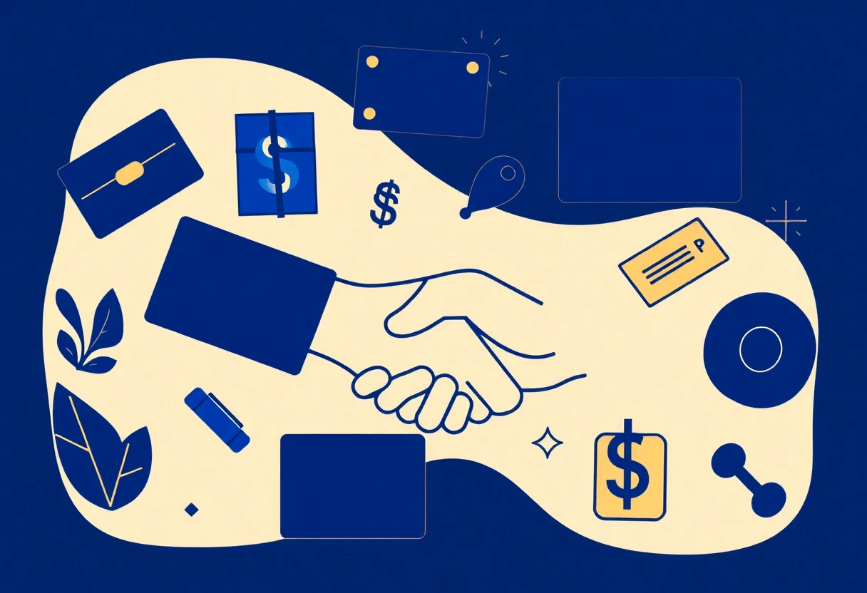 Geometric illustration of financial decision-making