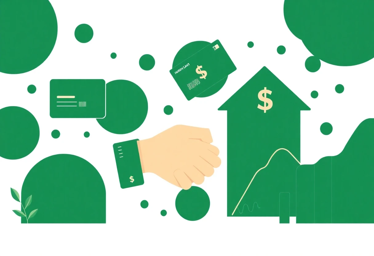 Financial growth illustration