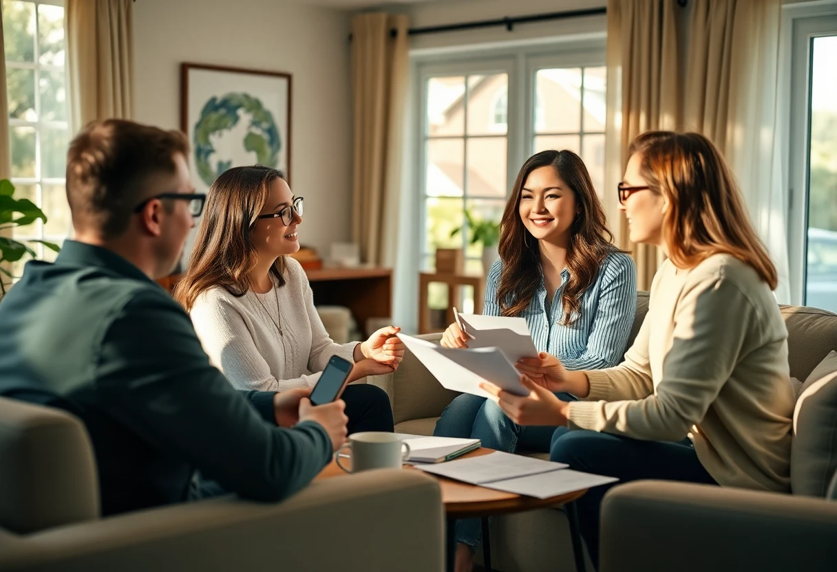Discussing loan options