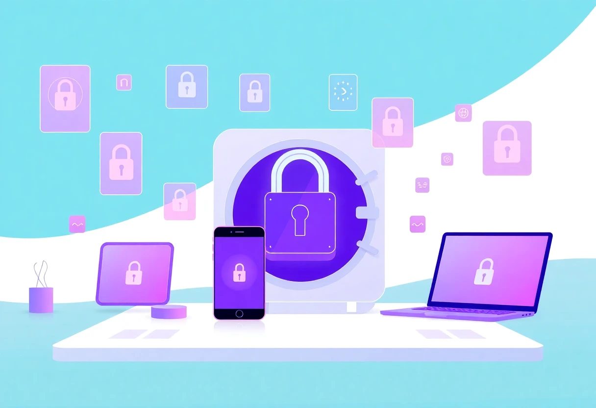 Digital privacy concept for photo apps
