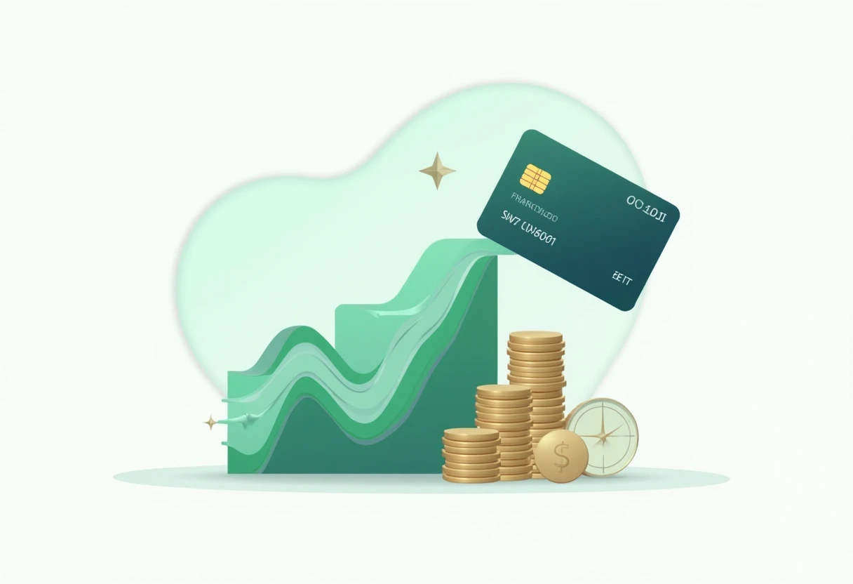 Visual representation of rewards card options