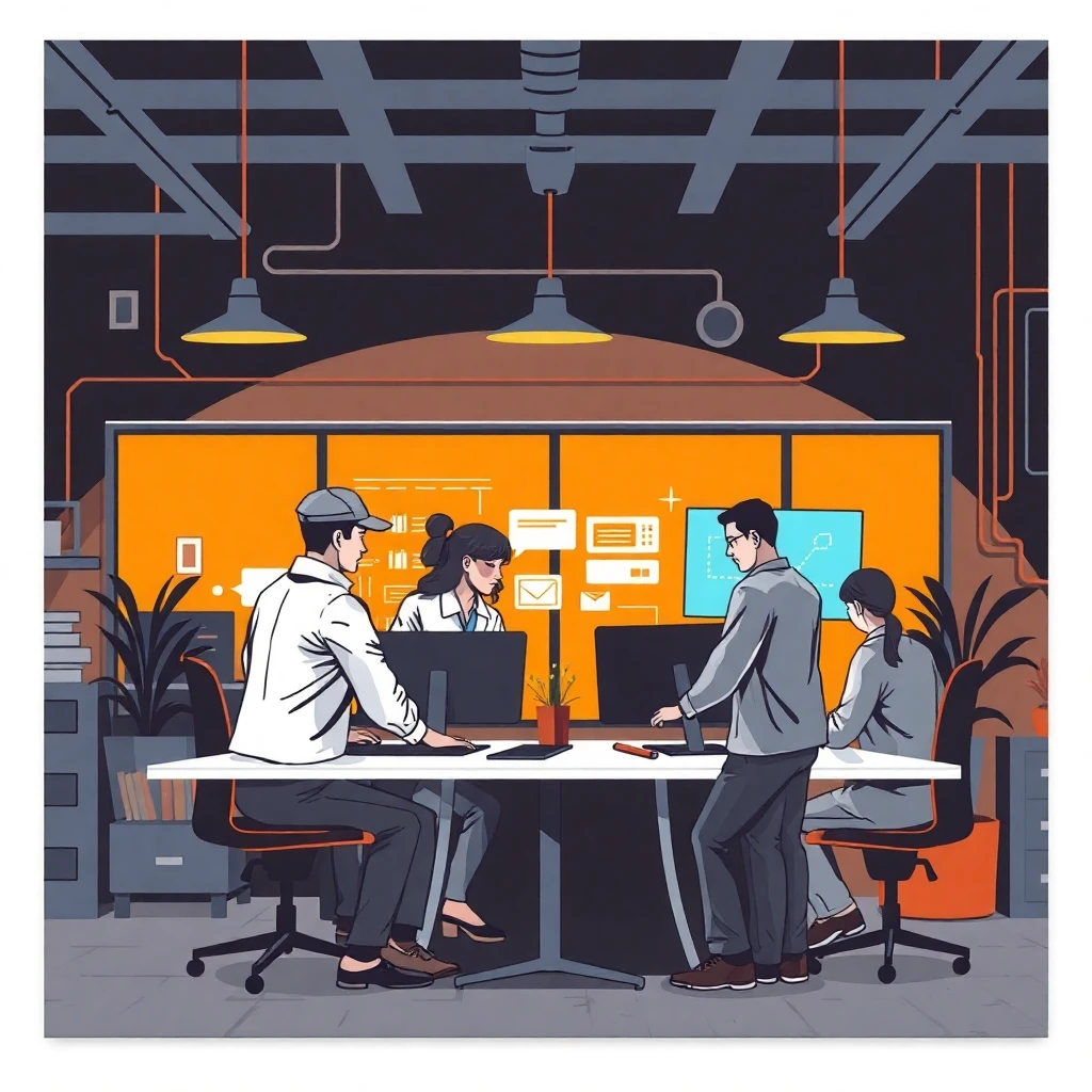 Diverse security team collaboration
